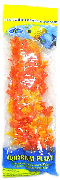 Растение пластиковое Синема красно-оранжевая фото, цены, купить