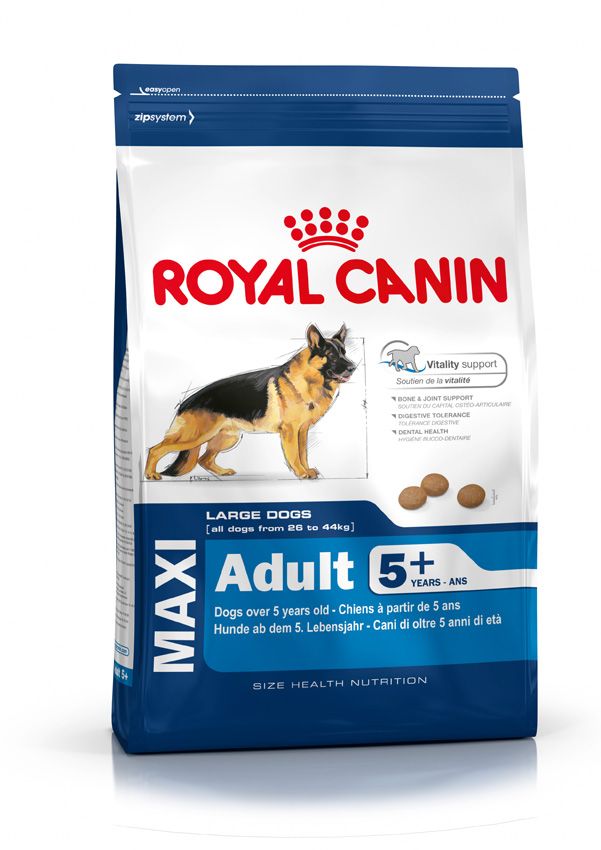 Royal Canin для собак Макси Эдалт +5 15кг фото, цены, купить
