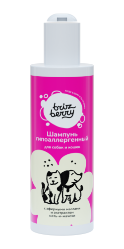 шампунь Brizberry гипоаллергенный кош/соб 250мл  фото, цены, купить