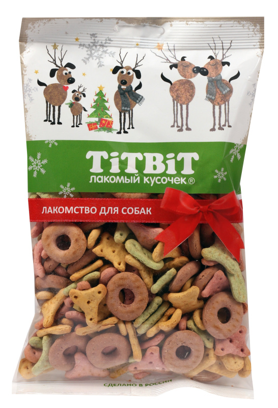 TiTBiT Печенье Вкусный праздник для собак (Новогодняя коллекция) 021156 фото, цены, купить