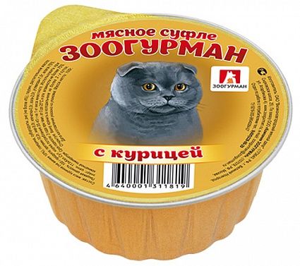 Зоогурман Суфле с Курицей для кошек 100 гр