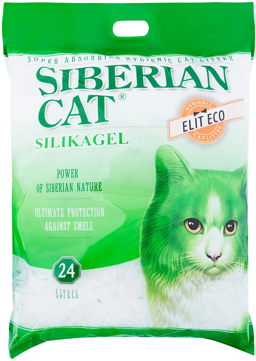 Наполнитель Сибирская Кошка "Elit Eco"24 л силикагель фото, цены, купить