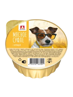 Зоогурман Мясное Суфле консервы с курицей 100г для собак фото, цены, купить