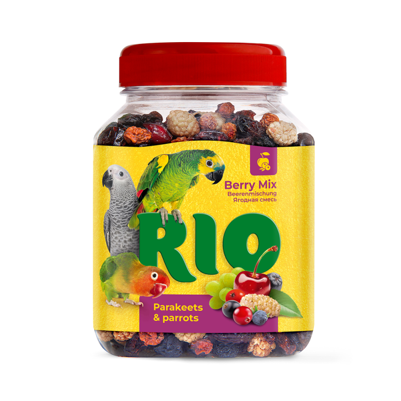 Лакомство Rio для средних и крупных попугаев 190г Ягодная смесь  фото, цены, купить