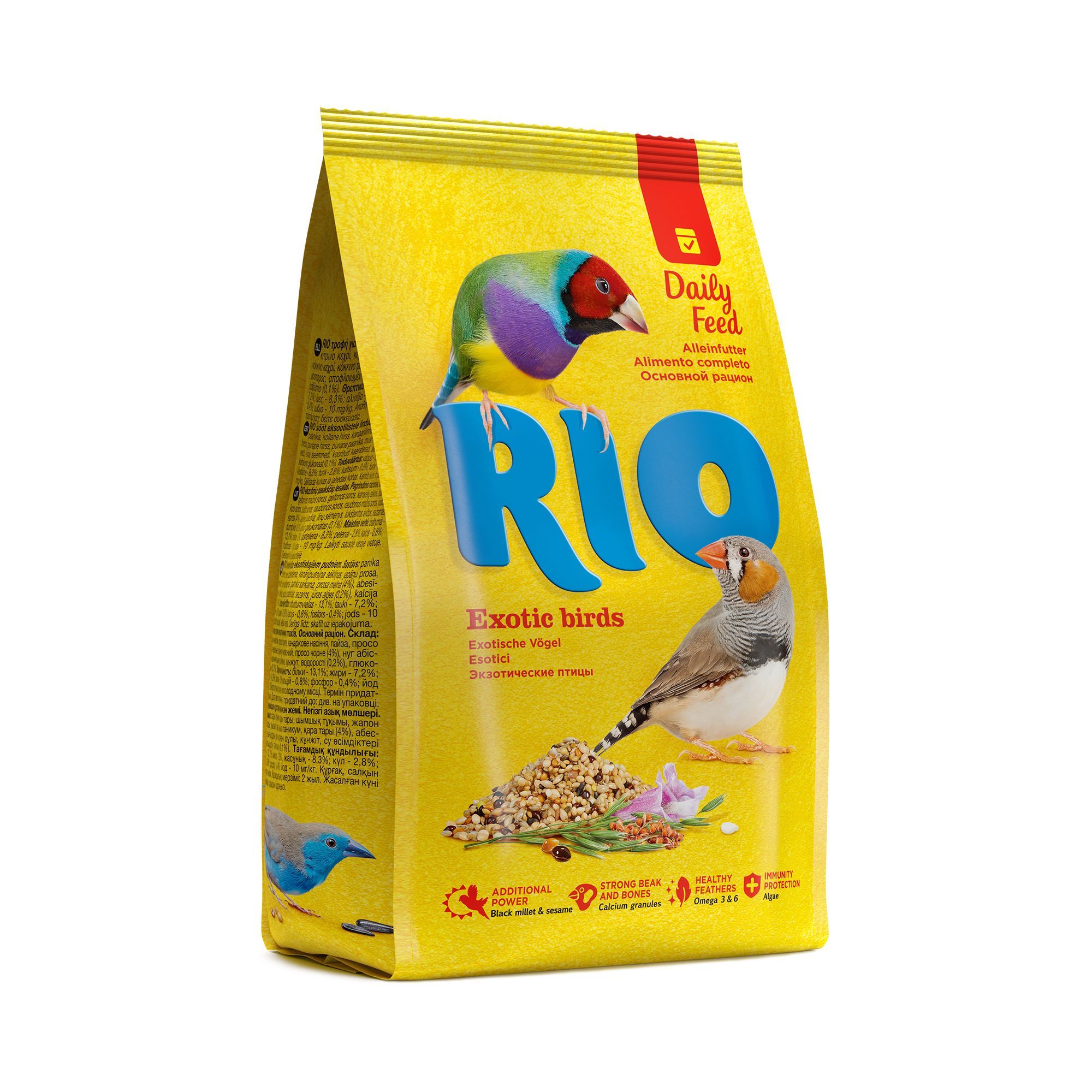 RIO 500г корм  для экзотических птиц  фото, цены, купить