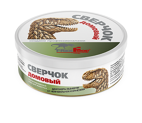 Корм Консервированный Сверчок домовый 40г T-RexFood фото, цены, купить