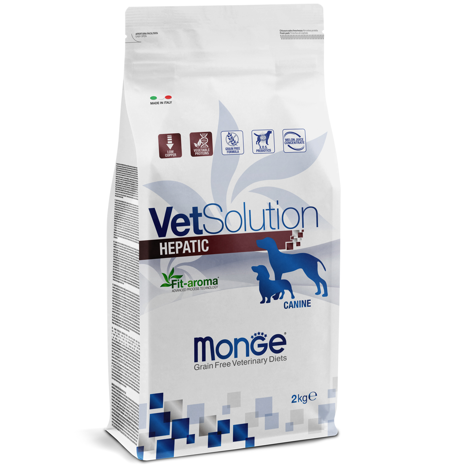 Monge VetSolution Hepatic сухой для собак при заболеваниях печени 2 кг фото, цены, купить