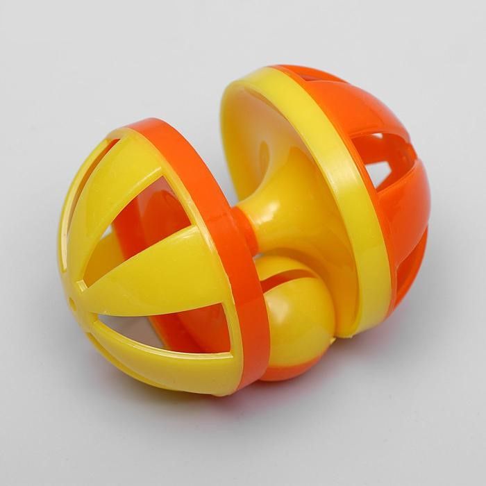 Игрушка-головоломка с шариком-погремушкой 9*6,5см микс цветов фото, цены, купить