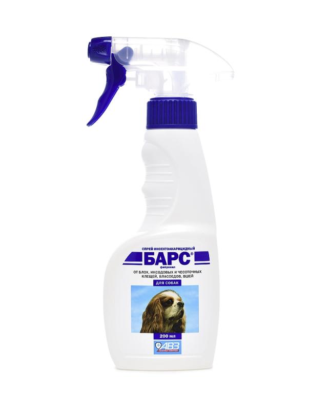 Спрей Барс 200мл для собак фото, цены, купить