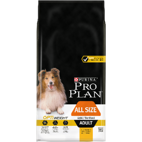 PRO PLAN Light/Sterilised для склонных к избыточному весу или стерилизованных собак фото, цены, купить