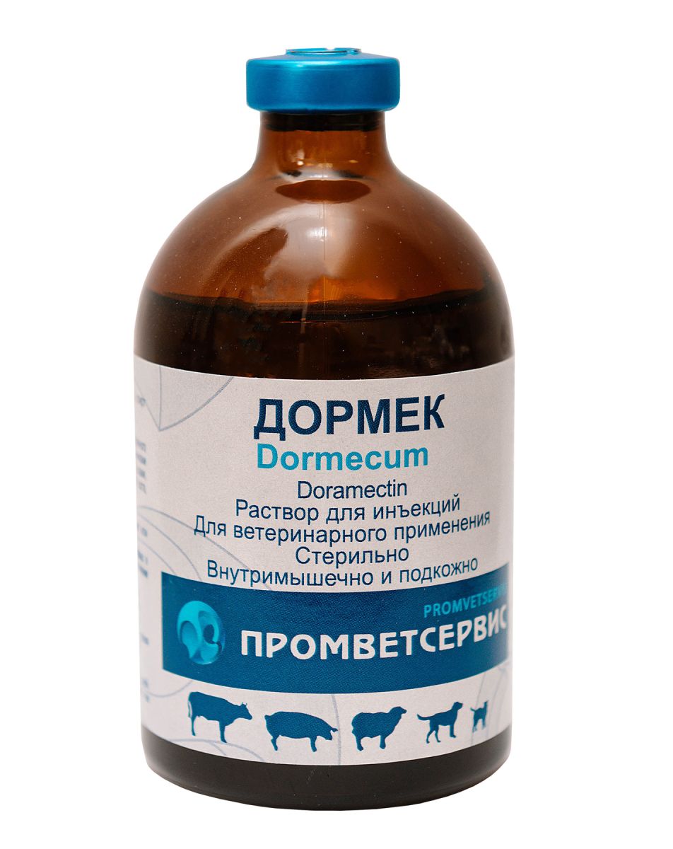 Дормек 100мл раствор для инъекций фото, цены, купить