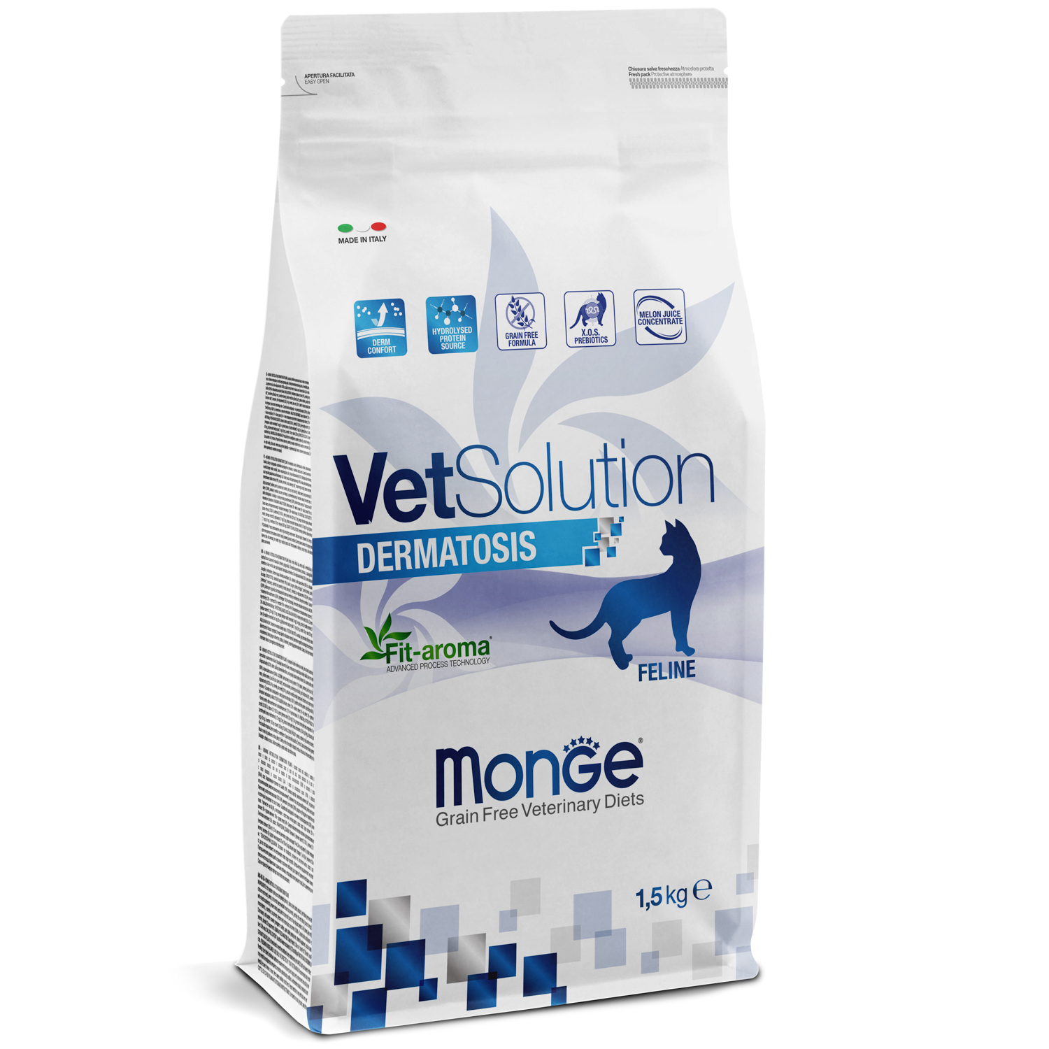 Monge VetSolution Cat Dermatosis Дерматозис для кошек при заболеваниях кожи 1,5 кг фото, цены, купить