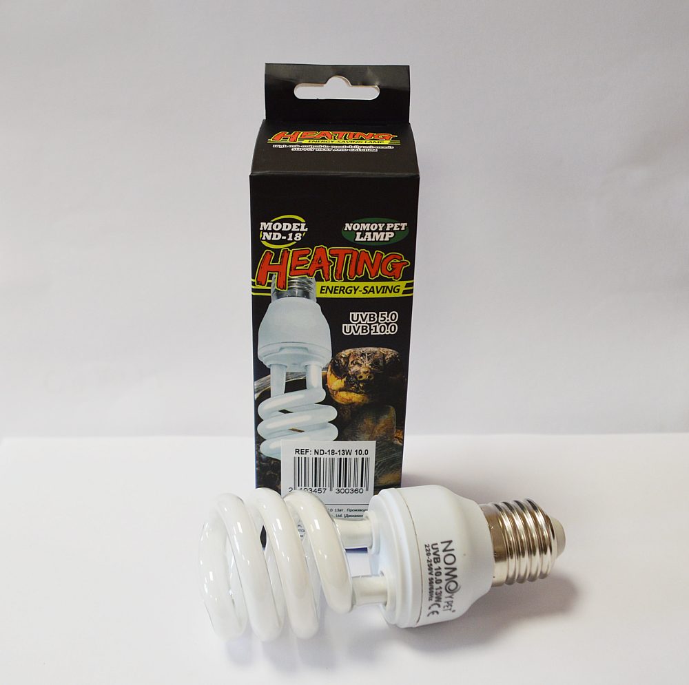 UVB 10.0 Мини-лампа для террариума 13Вт. Е27 (ND-18-10-13W ) фото, цены, купить