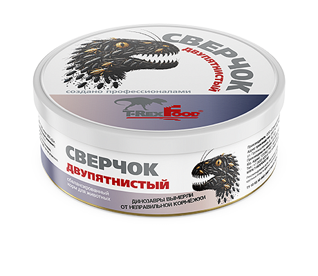Корм Консервированный Сверчок двупятнистый 40г T-RexFood фото, цены, купить