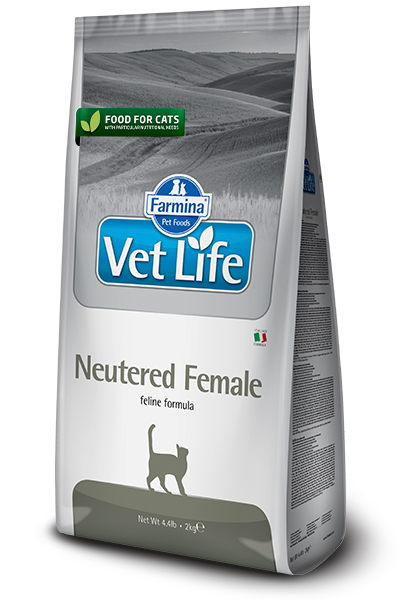 Farmina VetLife Neutered Female для стерилизованных кошек 5кг фото, цены, купить
