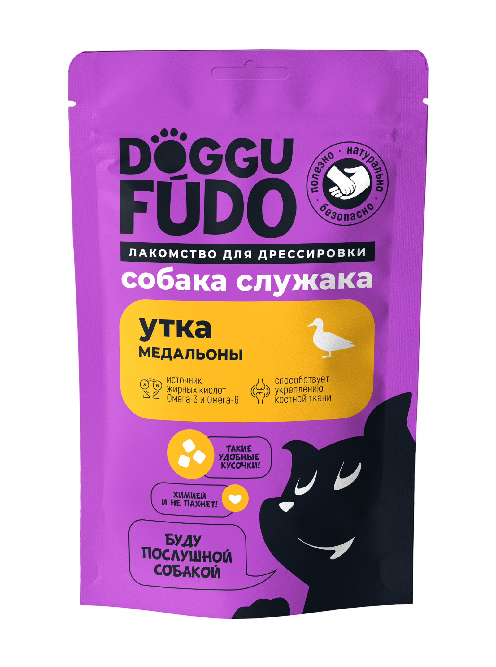 Лакомство Doggufūdo Медальоны из Утки  80г фото, цены, купить