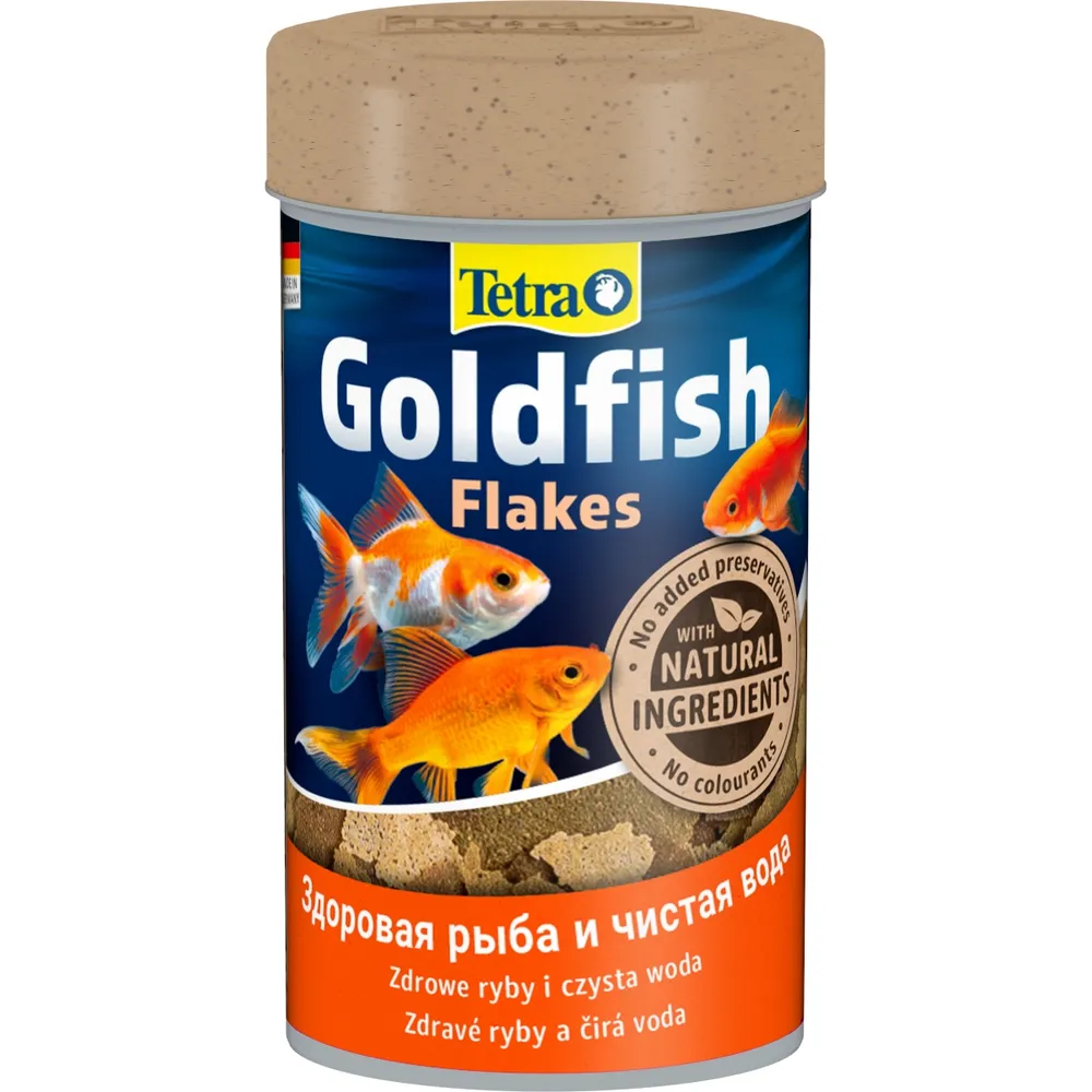 Tetra корм GOLD FISH (хлопья) 100мл для золотых рыбок  фото, цены, купить