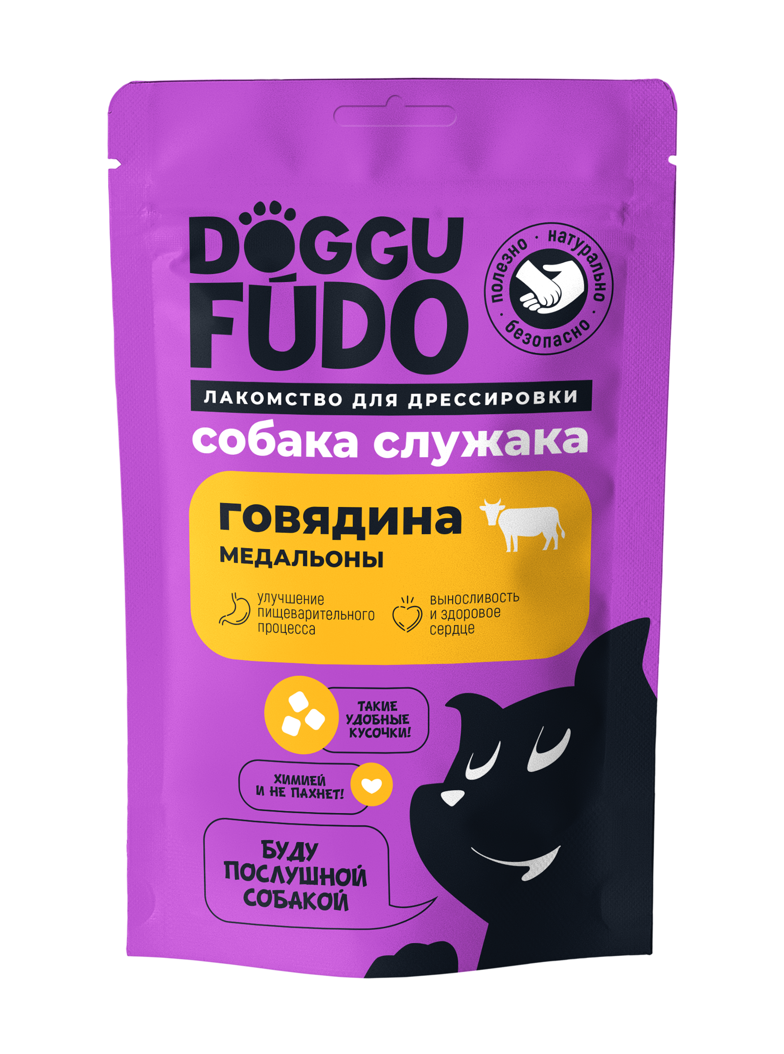 Лакомство Doggufūdo Медальоны из Говядины  80г фото, цены, купить