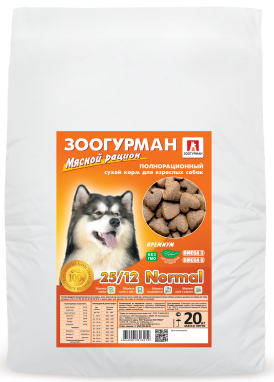 Zoogurman Normal полнорационный корм для собак 15кг  фото, цены, купить