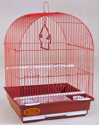 Золотая Клетка для птиц Средняя Круглая крыша  фото, цены, купить