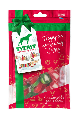 TiTBiT Дольки жевательные для собак (Новогодняя коллекция) 80г  фото, цены, купить