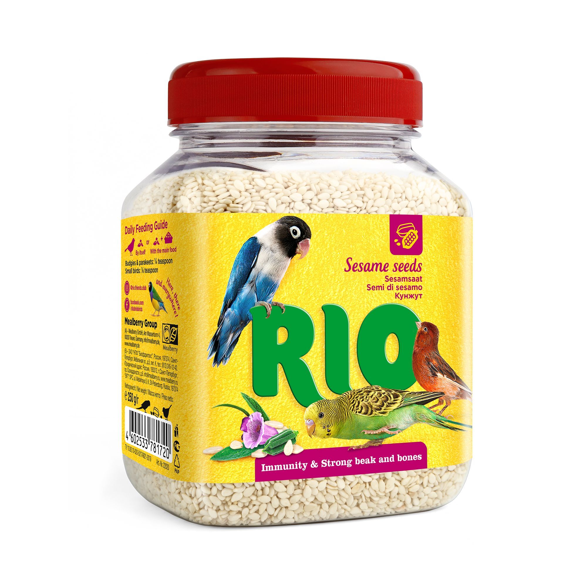 RIO лакомство для птиц с кунжутом фото