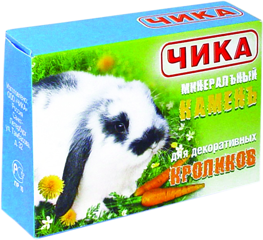 ЧИКА Минеральный камень для грызунов, кроликов 25г  фото