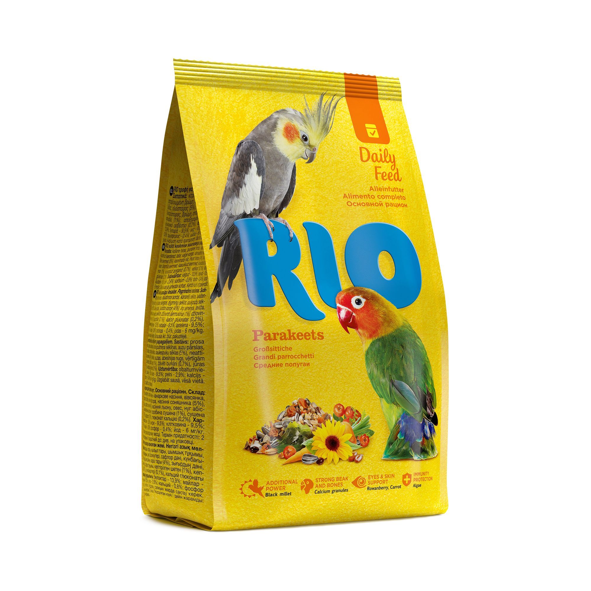 RIO 1кг корм для средних попугаев фото, цены, купить