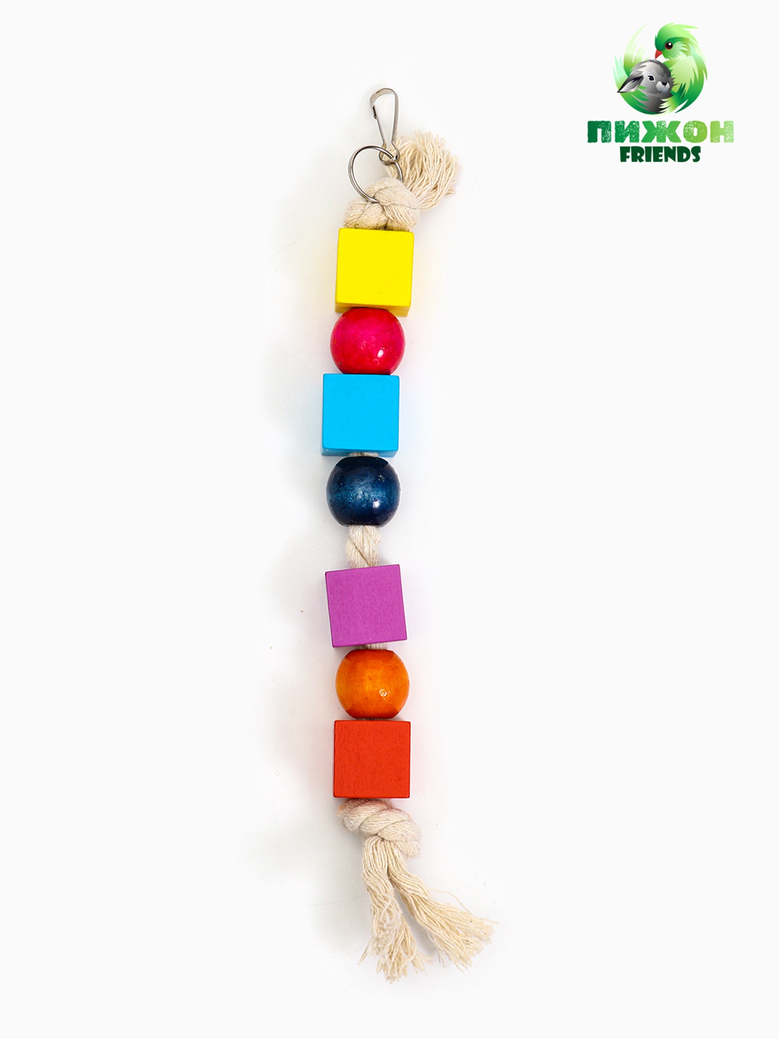 Игрушка для птиц  "Кубики" 25*3см