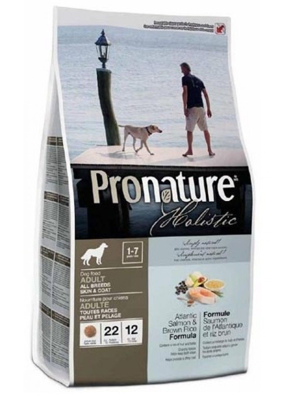 PROnature Holistic с атлантическим лососем и рисом для здоровой кожи и шерсти у собак фото, цены, купить