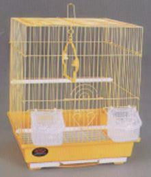 Золотая Клетка для птиц Малая Квадратная крыша Золото фото, цены, купить