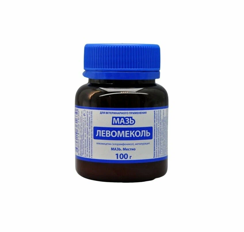 мазь Левомеколь-вет 100г фото, цены, купить
