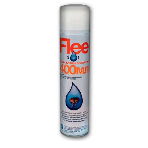 Спрей против паразитов ФЛИ /FLEE для помещений 400мл фото, цены, купить