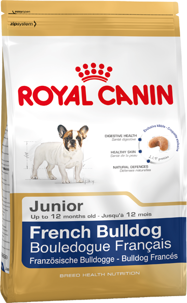 Royal Canin French Bulldog Junior для щенков Французского бульдога до 12 месяцев фото, цены, купить