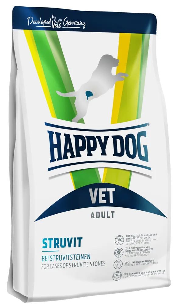 Happy Dog VET Diet Struvit при МКБ для растворения струвитов у собак 1кг фото, цены, купить