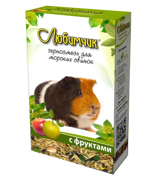 Любимчик корм для морских свинок, Фрукты 400г фото, цены, купить
