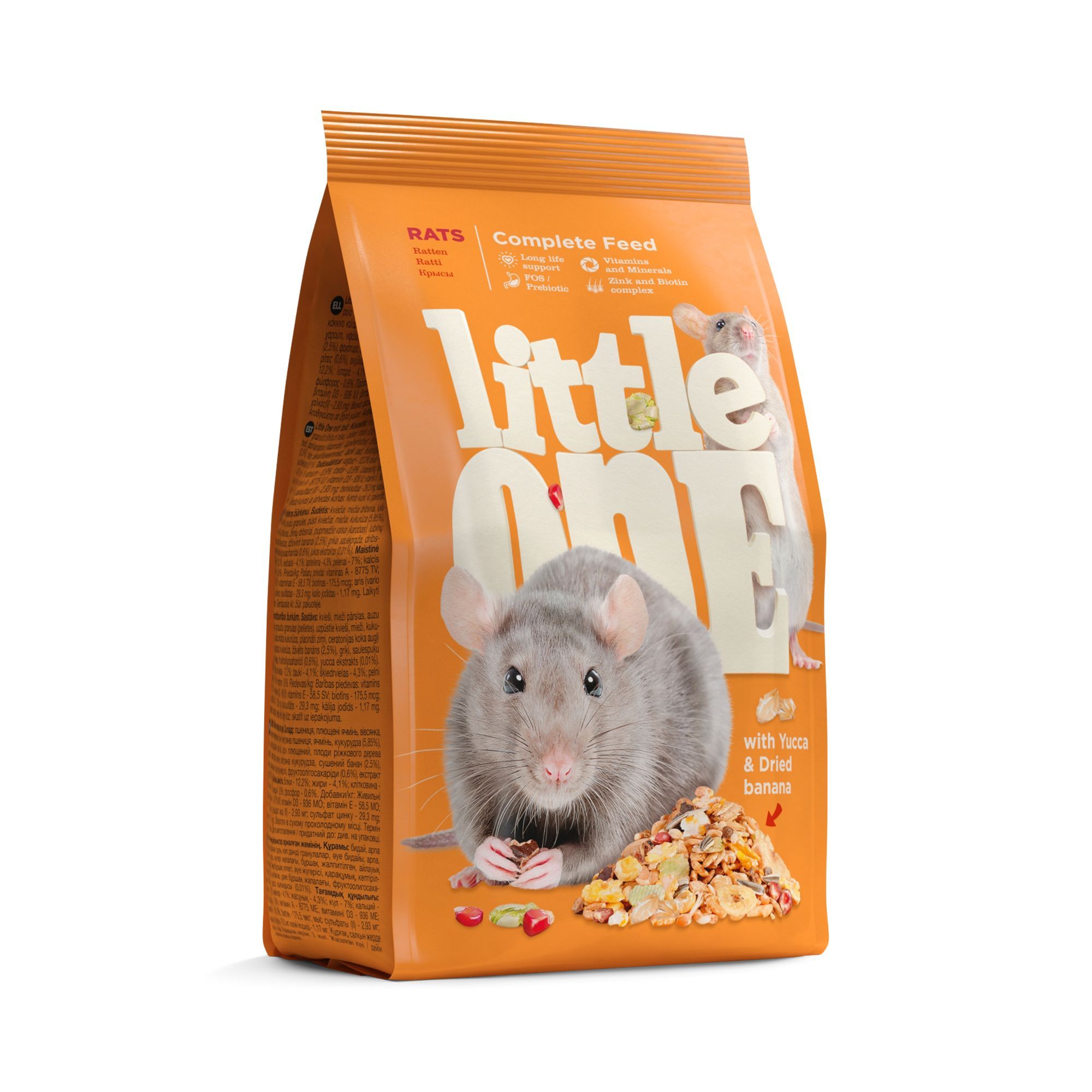 Little One корм для крыс, мышей 900г фото, цены, купить