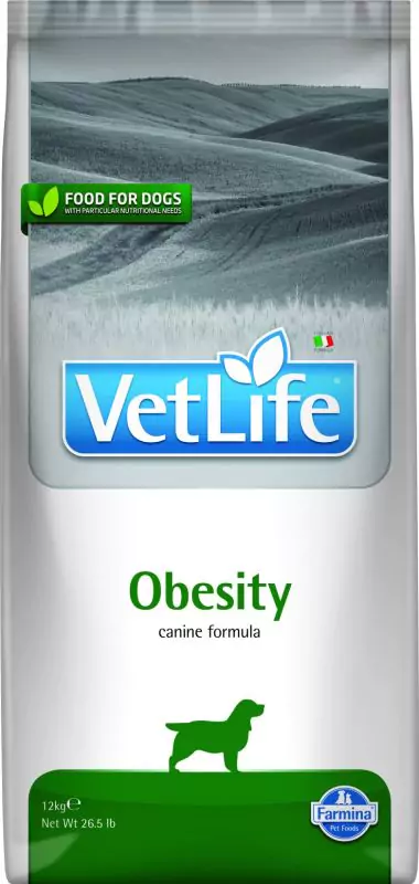 Farmina VetLife Obesity при ожирении у собак 12кг фото, цены, купить