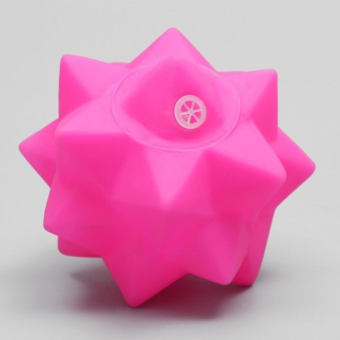 Игрушка пищащая "Кристалл" для собак, 8 см, розовая   7127494 фото, цены, купить