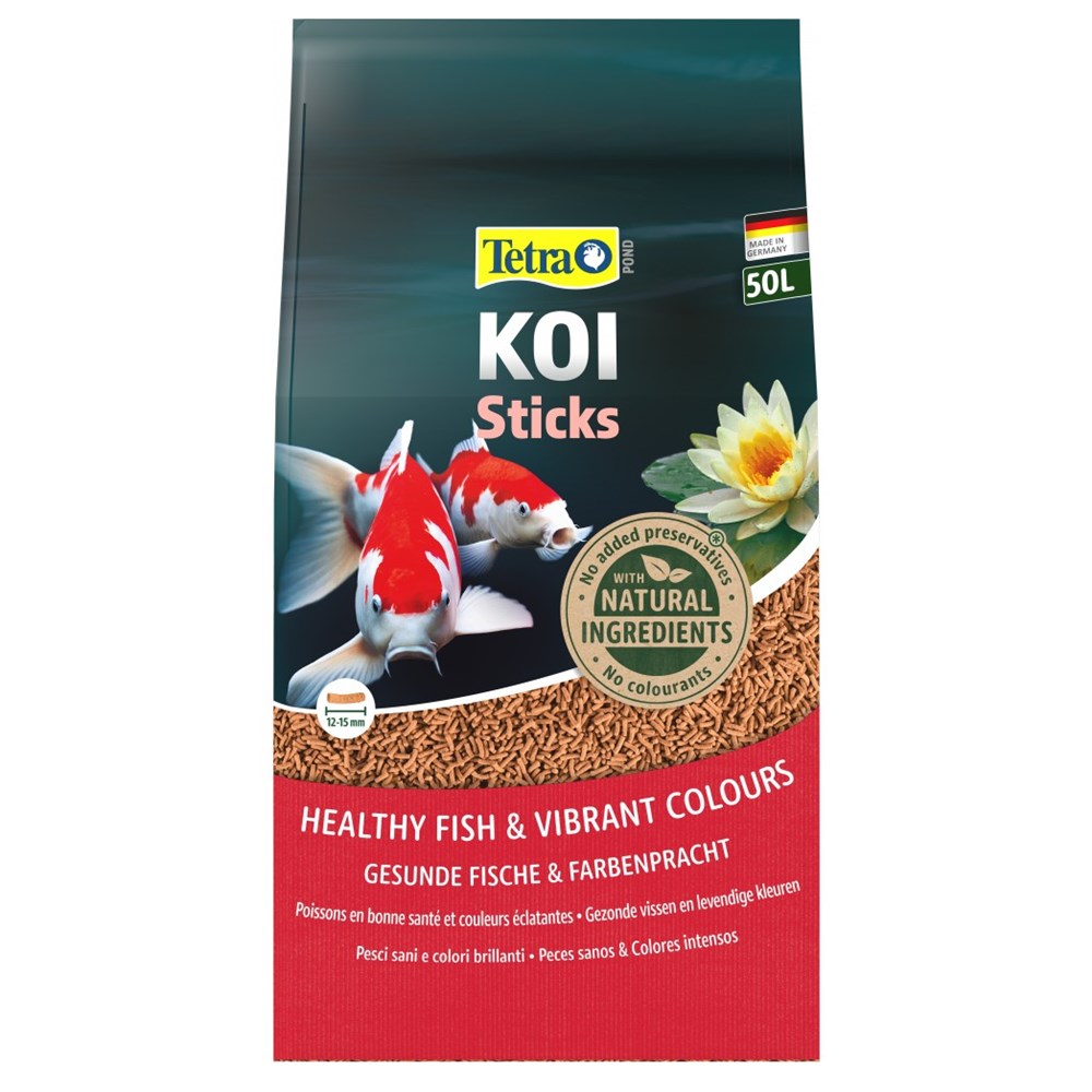 Tetra корм KOI STICK 50л/7,5кг для прудовых рыб фото, цены, купить