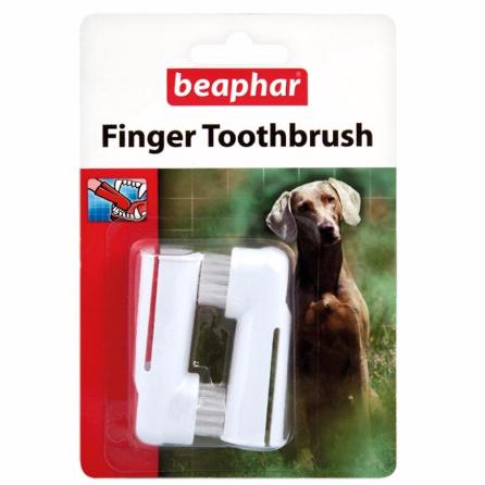 Зубная щетка Beaphar Двойная на палец фото, цены, купить