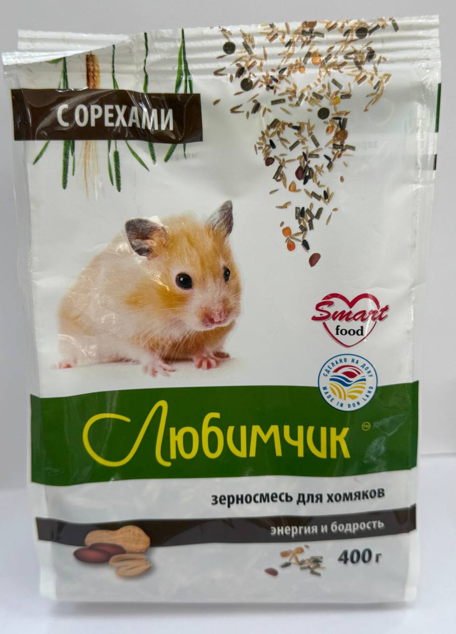 Любимчик Корм для хомяков Орех 400г (в пленке)  фото, цены, купить