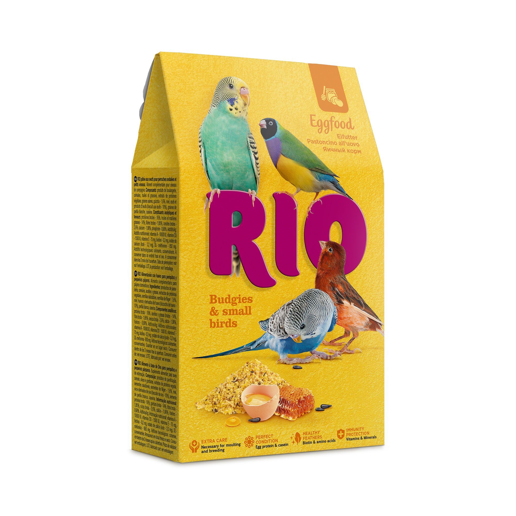 RIO корм яичный для волнистых попугаев и мелких птиц 250г фото, цены, купить