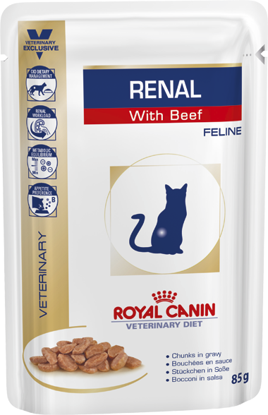 Royal Canin Renal Роял Канин Ренал с говядиной 85 г