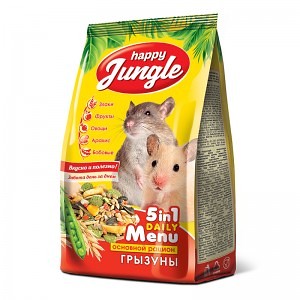 Happy Jungle 350г корм для грызунов фото, цены, купить