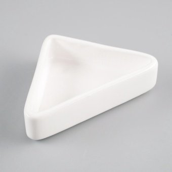 Миска керамика угловая 75мл 9,5*6*2см Белая фото, цены, купить