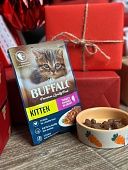 Mr.Buffalo пауч для котят в соусе Индейка на пару 85г