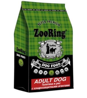 ZooRing Adult Dog  д/круп. и сред. собак Телятина/Рис 2кг фото, цены, купить