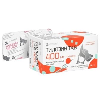 Тилозин-400 10таб  Nita-Farm фото, цены, купить