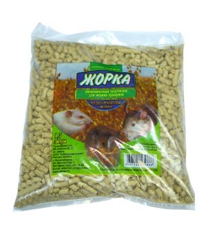 Опилки прессованные гранулы Жорка Чудо для мелких грызунов "Овсяные" 1,5л ъ фото